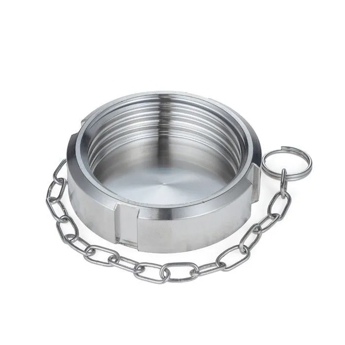 Молочная гайка глухая с цепочкой DIN 11851 DN65 нерж. 304 TL65NBCHS TITAN LOCK