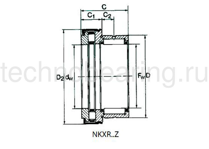 Подшипник NKXR50-Z NBS
