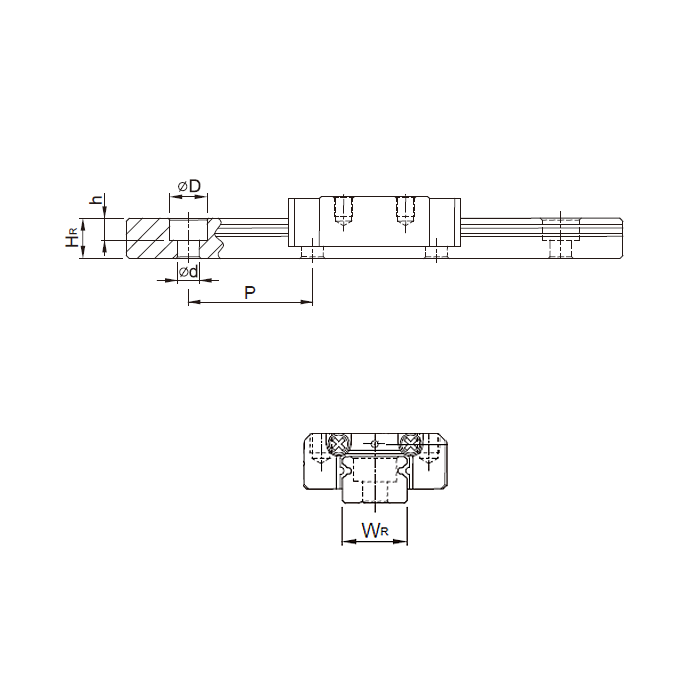 Направляющая MGNR9 ISKRA