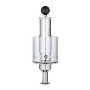 Шпунт-аппарат прямой, до 2,2 бар, под Clamp DN32 нерж. 304 TL32TGMS-CL TITAN LOCK