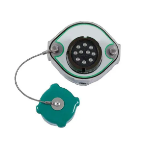 Розетка термисторная, 10-ти контактная, 4 J-слота, с пневмопереключением, алюминий, TLPS-10 TITAN LOCK