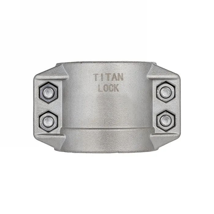Усиленный 4-х болтовый хомут, нерж. сталь, TL38X6.5SS TITAN LOCK