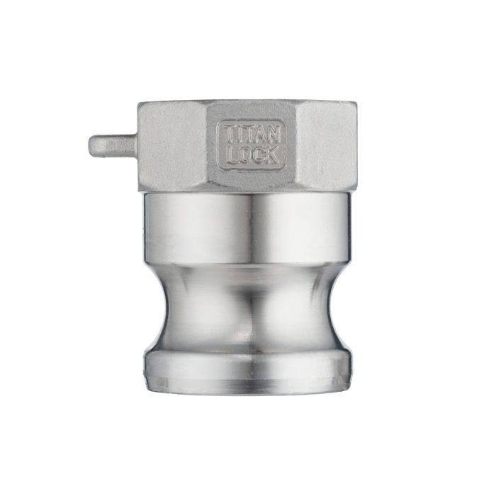 Камлок нержавеющий тип A ниппель, внутр. резьба BSP 2 1/2", AISI316, TL250ASS316 TITAN LOCK