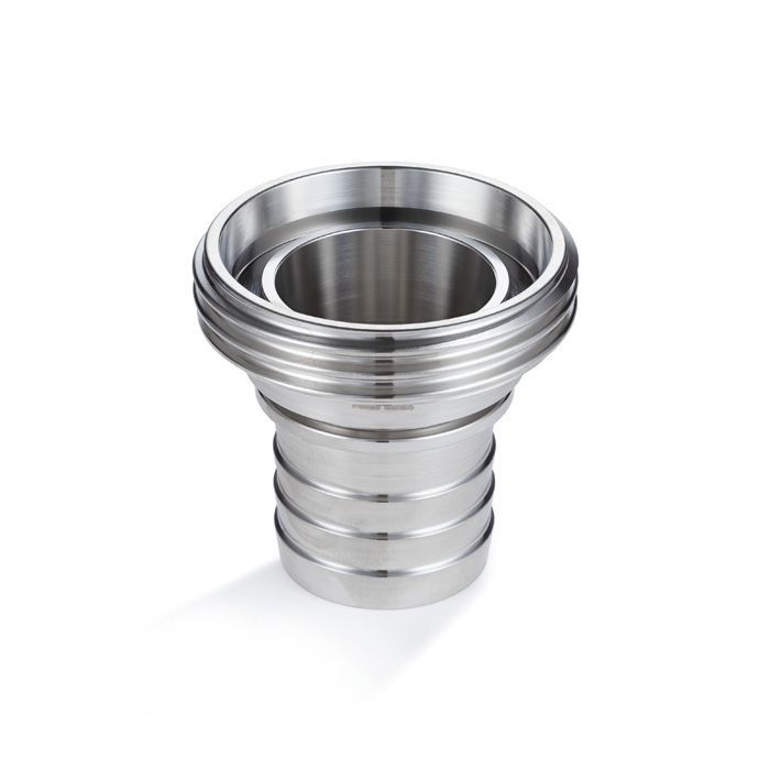 Резьбовой штуцер под рукав DIN 11851 DN100 нерж. 316 TL100THRSS TITAN LOCK