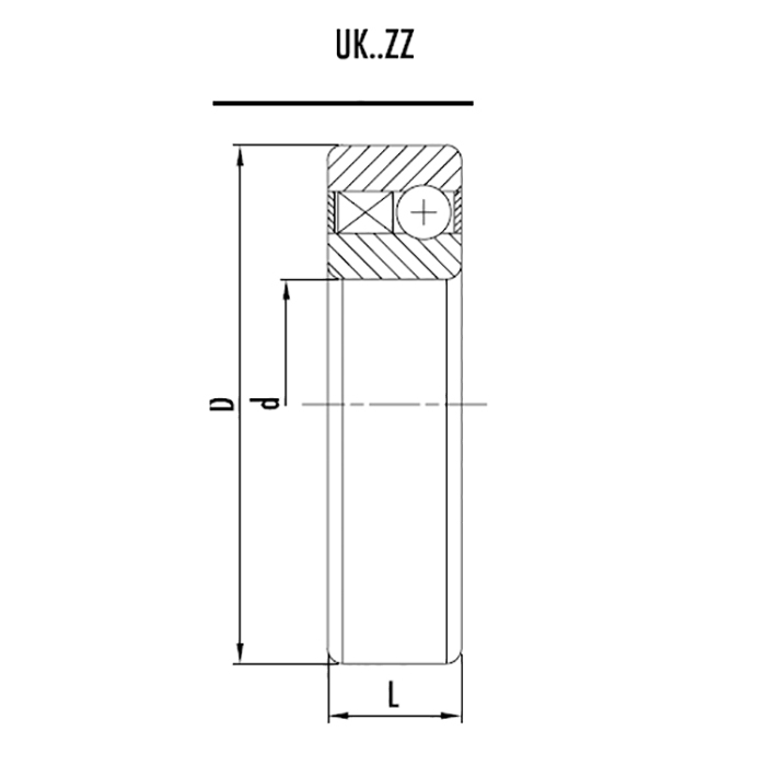 Обгонная муфта UK30-ZZ (CSK30) ISKRA