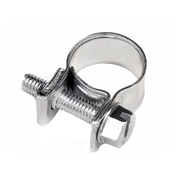 Хомут мини стяжной (12-14 мм), нержав.сталь (лента+болт) AISI 304, RCM12-14SS 