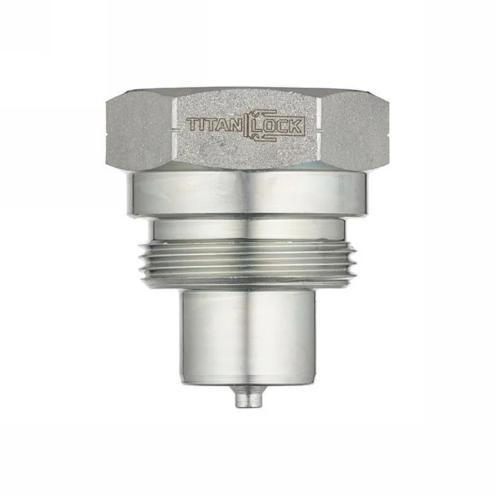 1/4in, БРС серия T резьбовая, ISO 14540, ниппель, оцинк. cталь, резьба NPT TL2TMN TITAN LOCK