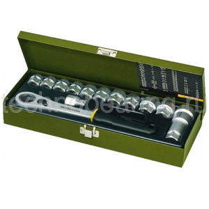 Набор с трещоткой из 14 позиций от 13 до 27 мм 23604 Proxxon