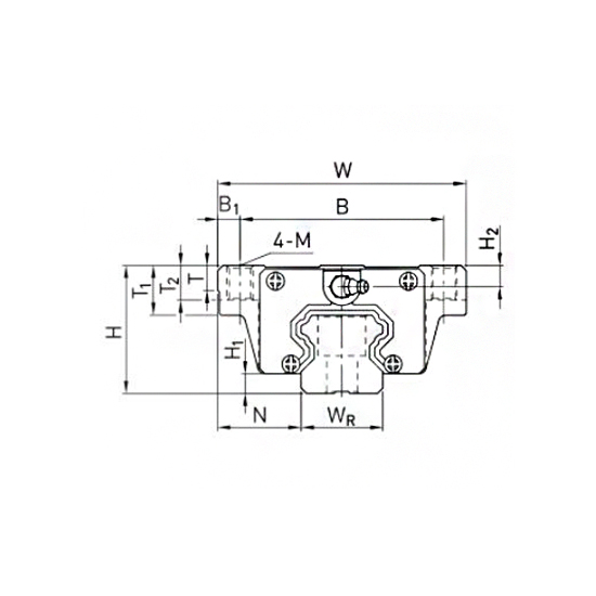 Каретка HCW35CCZAH (HGW35CCZAH) TECHNIX