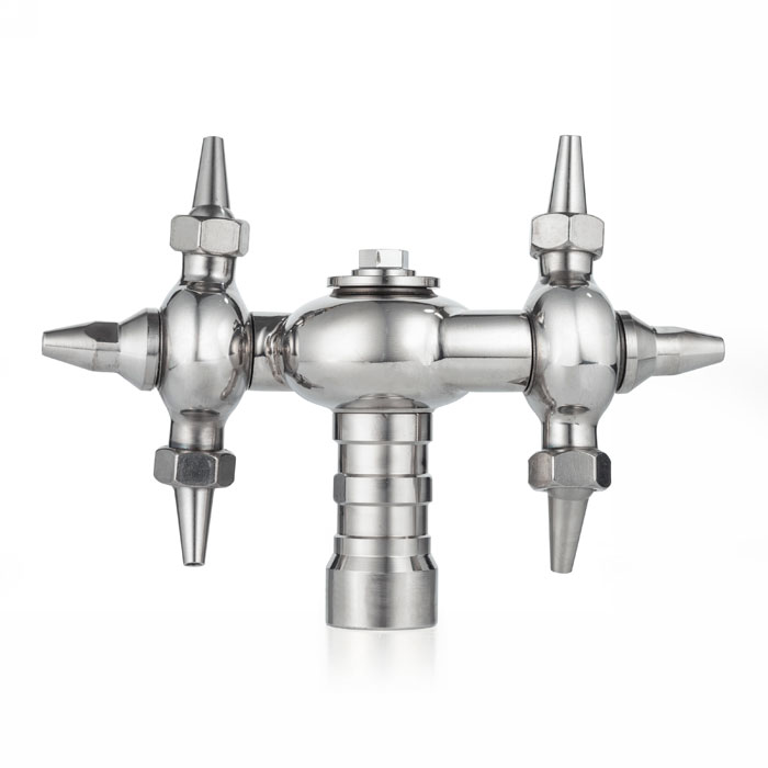 Моющая головка струйная ротационная (S-образная), DN25, резьба 1-1/2, нерж.304, TL25WHRS-G1.1/2 TITAN LOCK