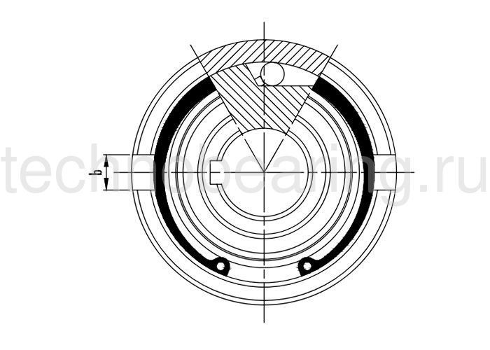 Обгонная муфта GF20 (NFR20) CTS