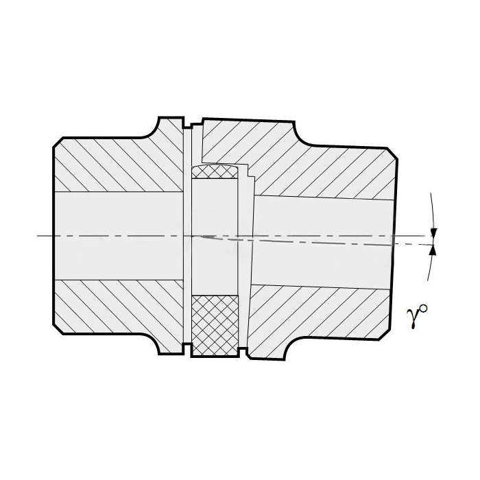 Упругий элемент типа паук желтый EG42055 ISKRA