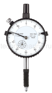 Часовой брызгостойкий индикатор 0 - 10 мм, 0.01 мм IP54 Filetta