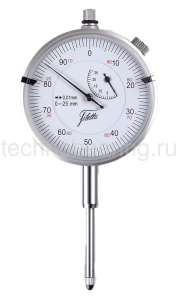 Часовой индикатор 0 - 25 мм, 0.01 мм Filetta