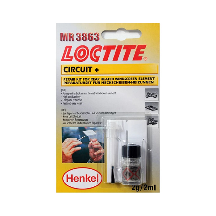 Набор для ремонта нитей обогрева заднего стекла 3863 Circuit+ Loctite
