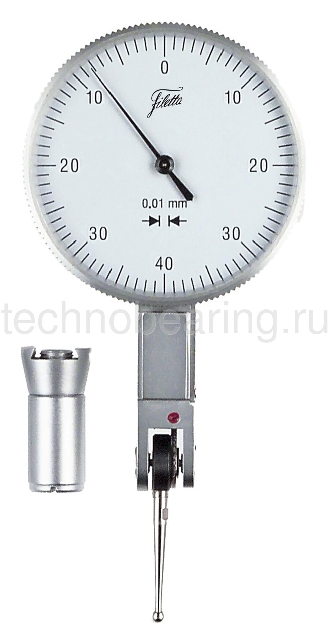Рычажный индикатор часового типа 0 - 0.2 мм, 0.002 мм Filetta