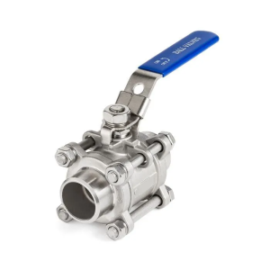 Трехсоставной шаровый кран из нержавеющей стали (AISI 304) типа "сварка-сварка", 6in, TL600TPBVSS-WD TITAN LOCK