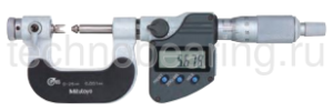 Микрометр цифровой для измерения резьбы 0-25/0.001 мм 326-251 Mitutoyo