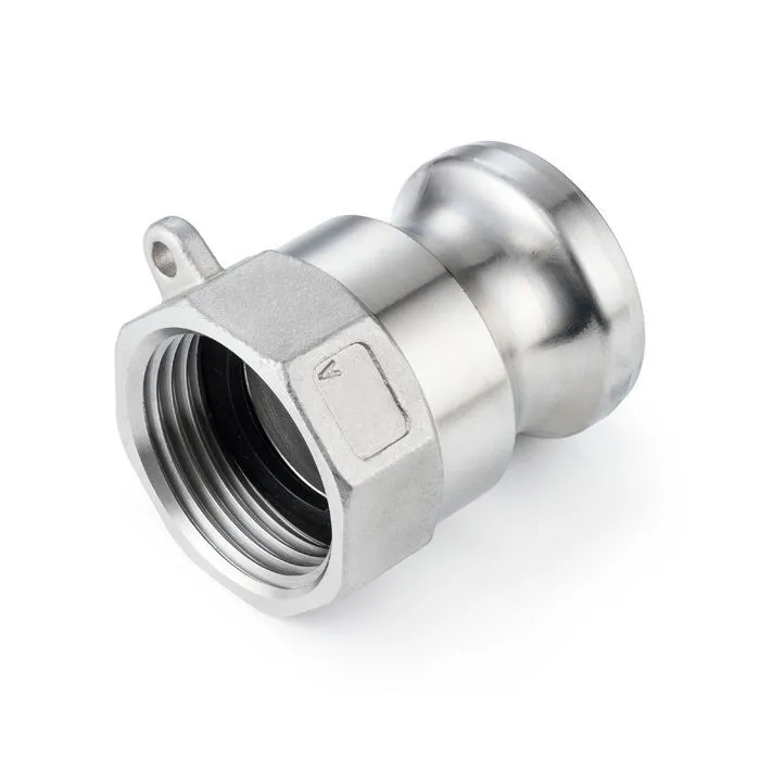 Камлок нержавеющий тип A ниппель, внутр. резьба BSP 2 1/2", AISI316, TL250ASS316 TITAN LOCK