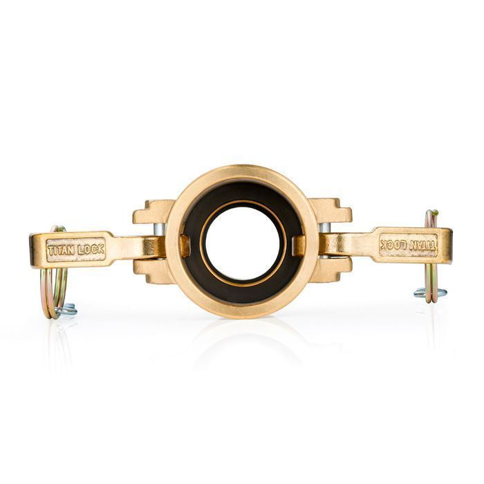 Камлок латунный тип B розетка, наруж. резьба BSP 2 1/2", TL250BBR TITAN LOCK