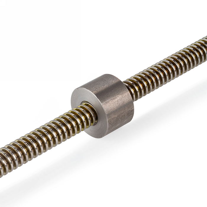 Гайка трапецеидальная (сталь) d=20 мм, шаг резьбы 4 мм  (прав. резьба), KSM 20-4-D ISKRA