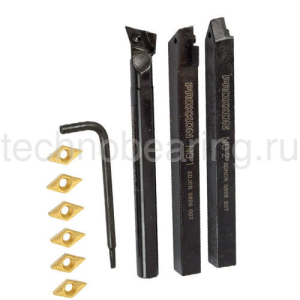 Комплект резцов со сменными твердосплавными накладками, 10х10 мм 24556 Proxxon