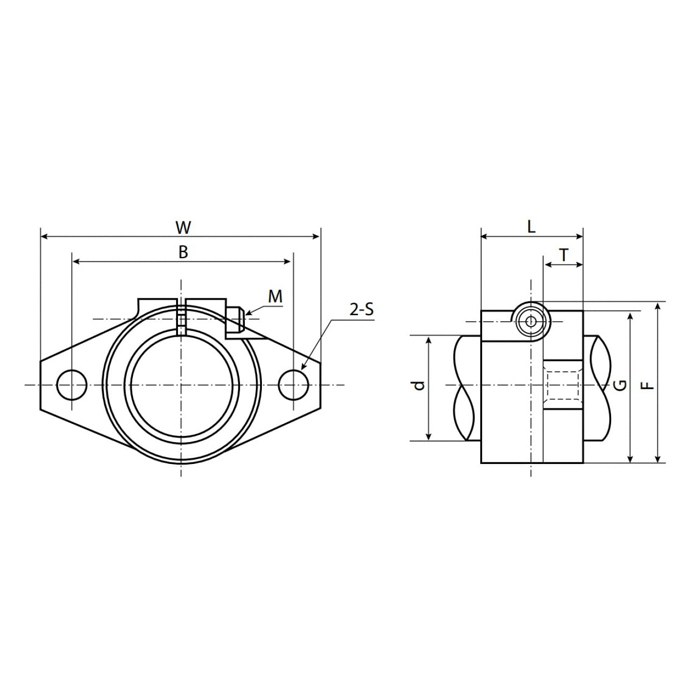 Опора SHF25 FLI