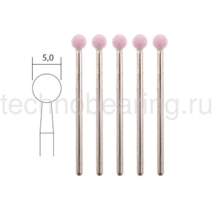 Шлифовальные биты из карбида кремния, сфера, набор (5 шт.) 28772 Proxxon