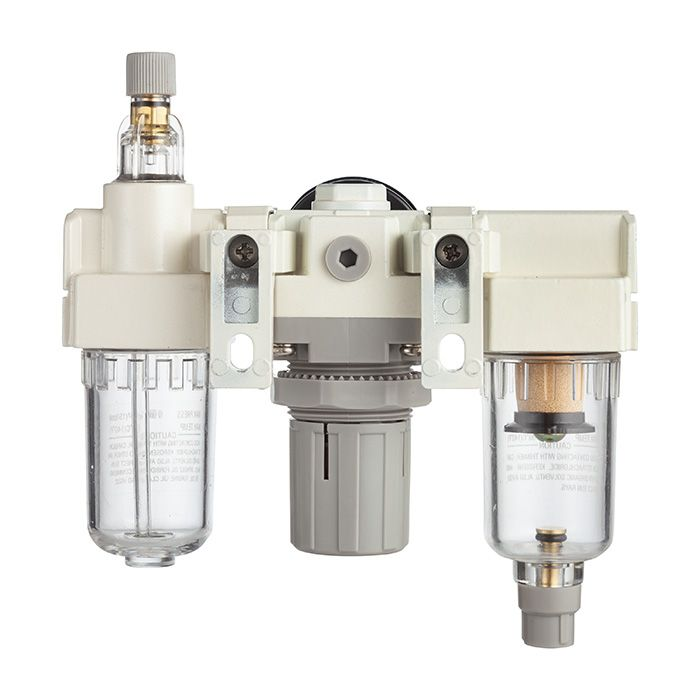 Блок подготовки воздуха AC 3000-02/03, 1/4"-3/8" 2000 л/мин, TLP-AC3000-02/03 TITAN LOCK