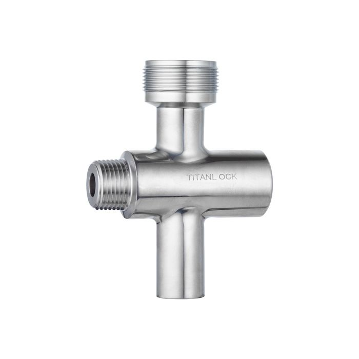 Нижний кран уровнемера с пробоотборником DN15 (трубка 20мм), нерж. 304, TL015LTLS TITAN LOCK