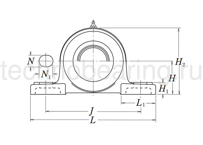 Подшипниковый узел UCP209 D1 NSK
