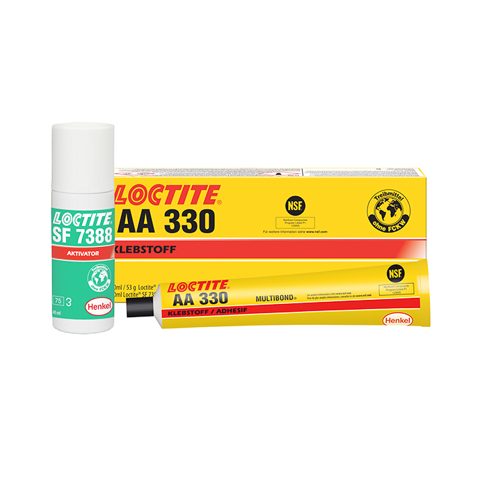 Набор конструкционного клея с активатором, 50/18 мл, AA 330/7386 Loctite