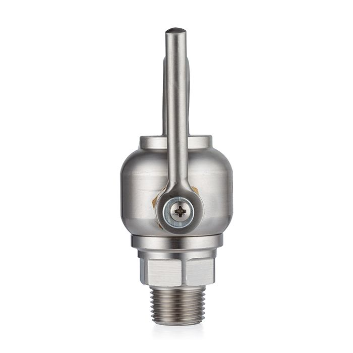Пробоотборный кран нерж. 316, DN12, TLSC12SS TITAN LOCK