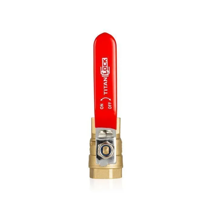 1,5in, шаровый кран, резьба BSP, латунь TL150BVBR TITAN LOCK