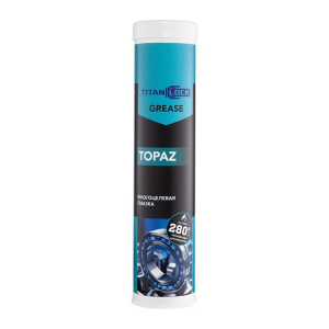 Высокотемпературная многоцелевая смазка TOPAZ (LGWA 2) +180 С, синяя, туба 400 мл, TLGREASE-TZ04 TIT
