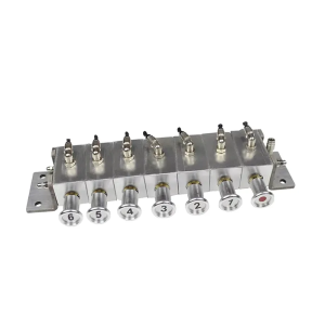 Пневматический блок управления донными клапанами автоцистерны 6-и отсечный, алюминий, TLCU6 TITAN LOCK