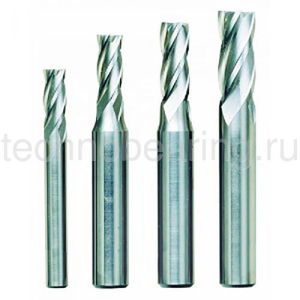 Цилиндрические торцевые фрезы, 4  поз.,  (6 - 7 - 8 - 10 мм) 24620 Proxxon