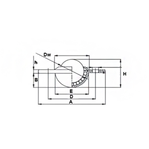 Шариковая опора CY25BCS/CS ISKRA