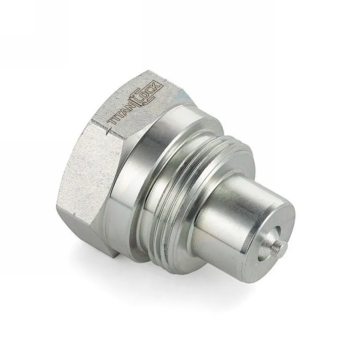 1/4in, БРС серия T резьбовая, ISO 14540, ниппель, оцинк. cталь, резьба NPT TL2TMN TITAN LOCK