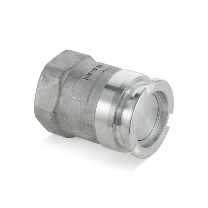 Соединение ZEVS ("сухой" разъем) ниппель, 2in, BSP, материал алюм. TLDDA200-AL TITAN LOCK