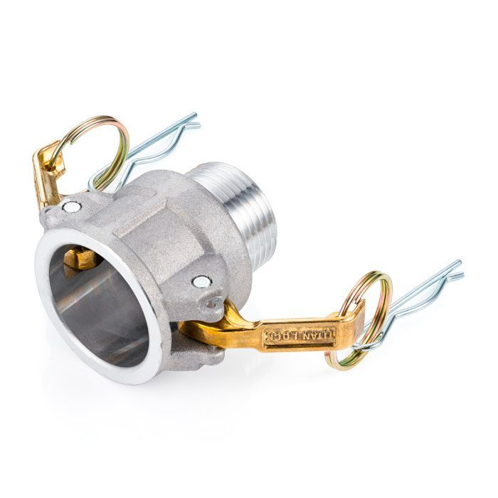 Камлок алюминиевый тип B серия "EcoLine" розетка, наруж. резьба BSP 3/4", TL75BAL-EL TITAN LOCK