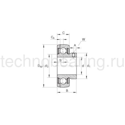Подшипник GAY25-NPP-B INA