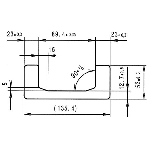 Направляющая Standard 3 NbV Winkel