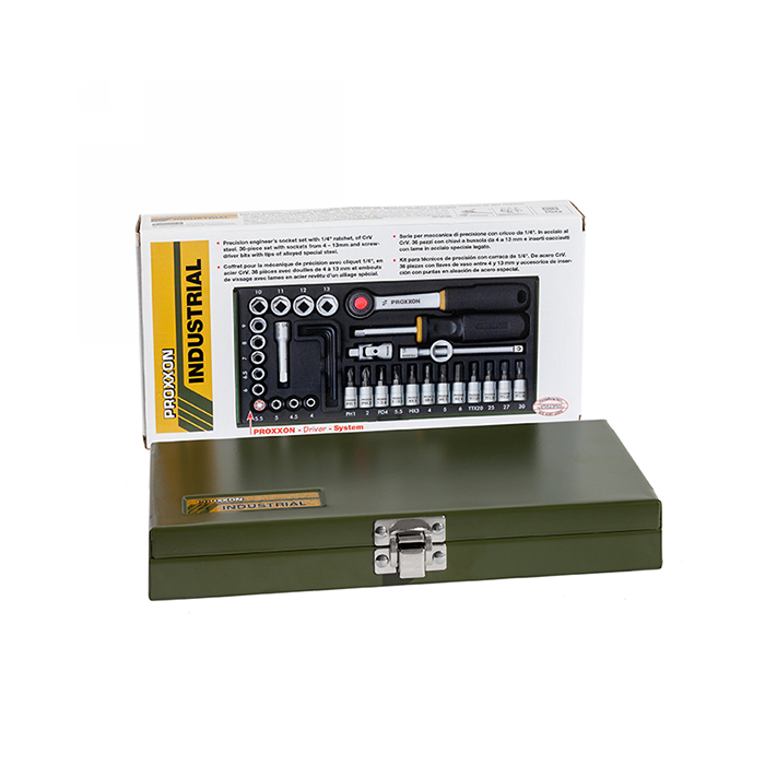 Набор точного инструмента механика 1/4", 36  поз. 23080 Proxxon
