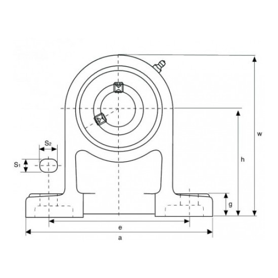 Подшипниковый узел UCPH204 TECHNIX