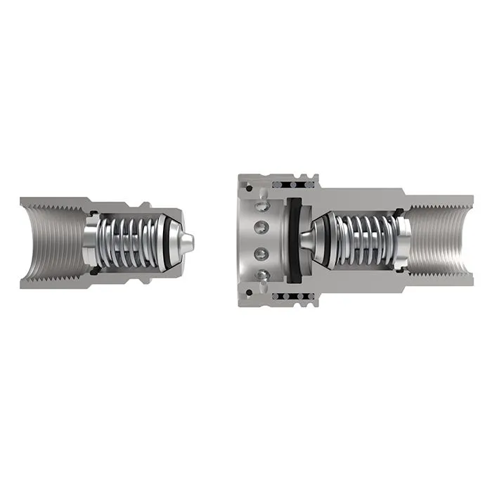 БРС серия А, ISO 7241-A, ниппель, оцинк. сталь, 1in TL8AM TITAN LOCK