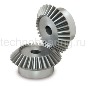 Коническая зубчатая пара, передат. число: 1:1, M=2, Z1=30, Z2=30 C28A301 Sati