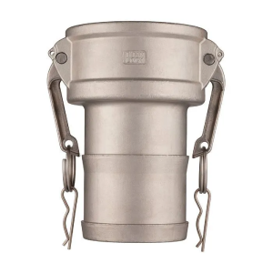 Камлок нержавеющий тип С серия "EcoLine" розетка с хвостовиком 8", AISI304, TL800CSS-EL TITAN LOCK