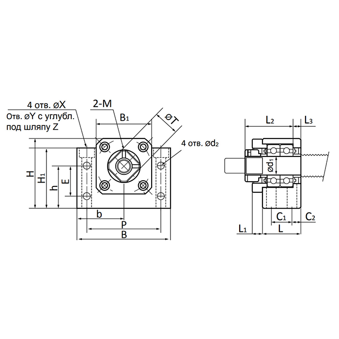 Опора ШВП BK10 ISKRA