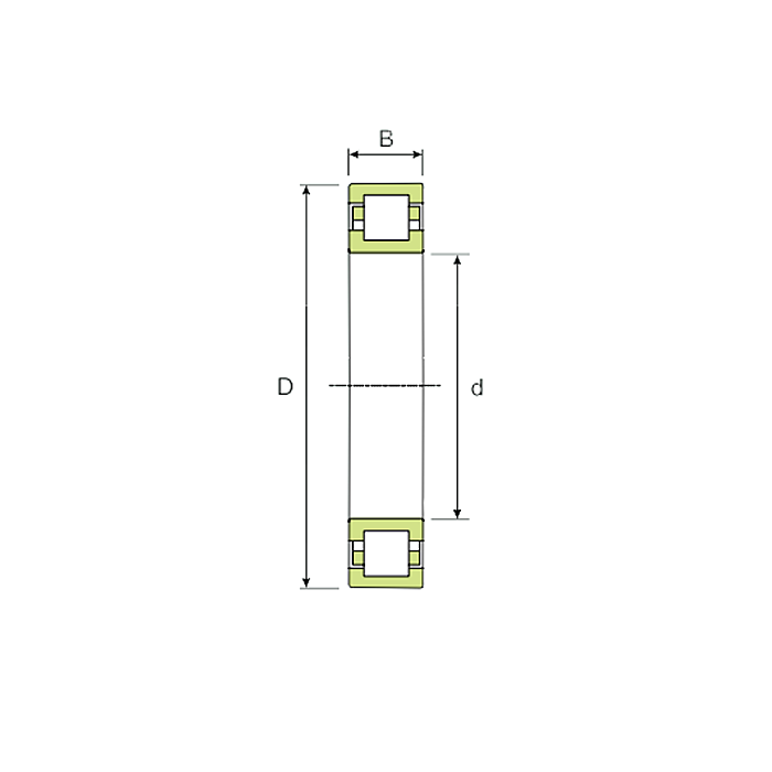 Подшипник NUP312-ECP ISB